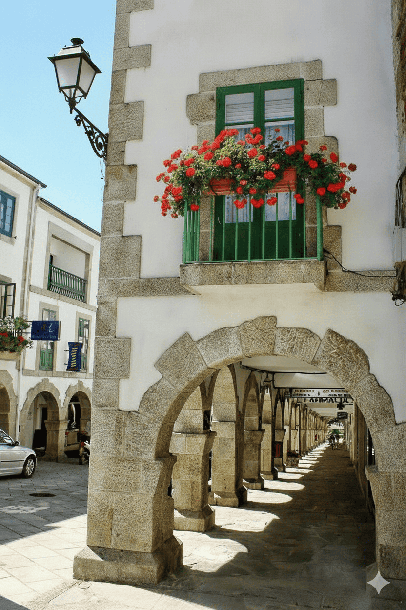 Soportales de Portomarín