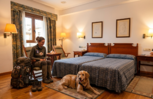 🐾 ¿Hoteles que admiten perros en Portomarín? dormir con perro en La Pousada de Portomarín