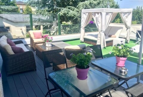 terraza Hostal El Padrino